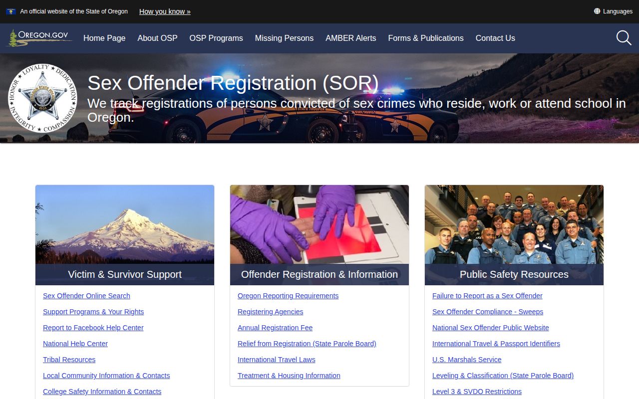Oregon registry limits for Yamhill County released inmate photos