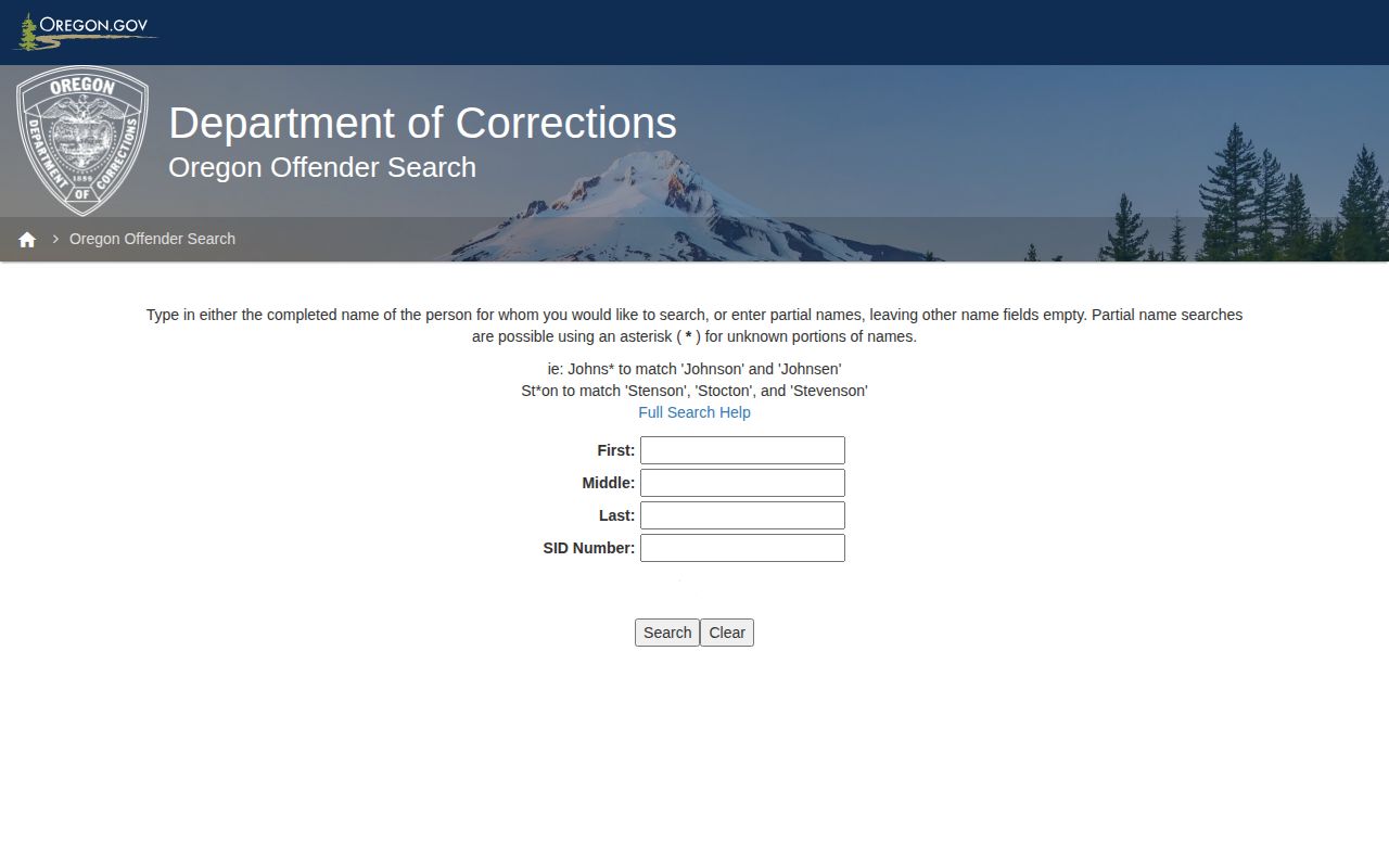 Oregon offender search for Yamhill County released inmates
